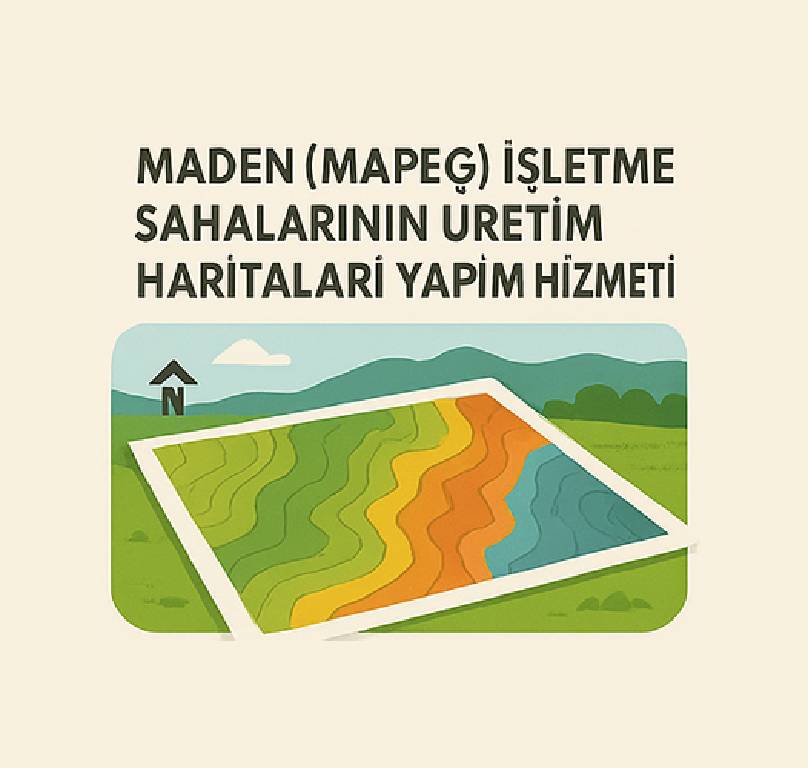 Maden (MAPEG) İşletme Sahalarının Üretim Haritaları Yapım Hizmeti Çalışması