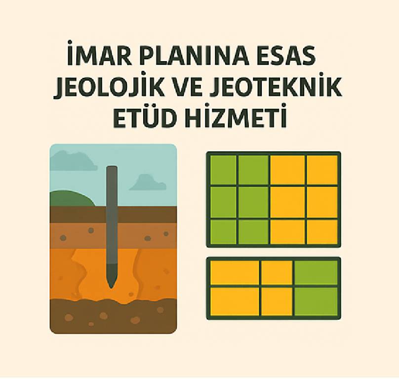 İmar Planına Esas Jeolojik ve Jeoteknik Etüd Hizmeti Çalışması